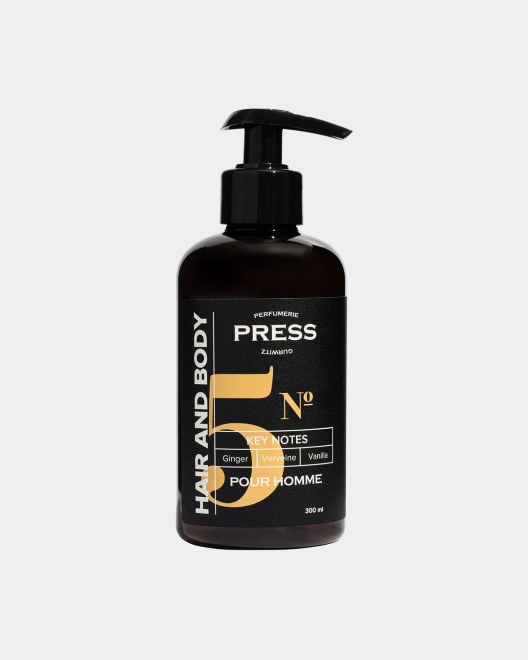 Купить Мужской шампунь-гель 2 в 1 № 15 ирис инжир сандал PRESS GURWITZ