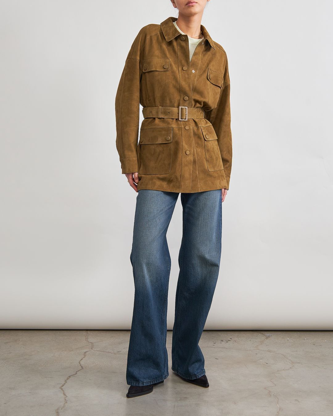 Купить Куртка кожаная YVES SALOMON