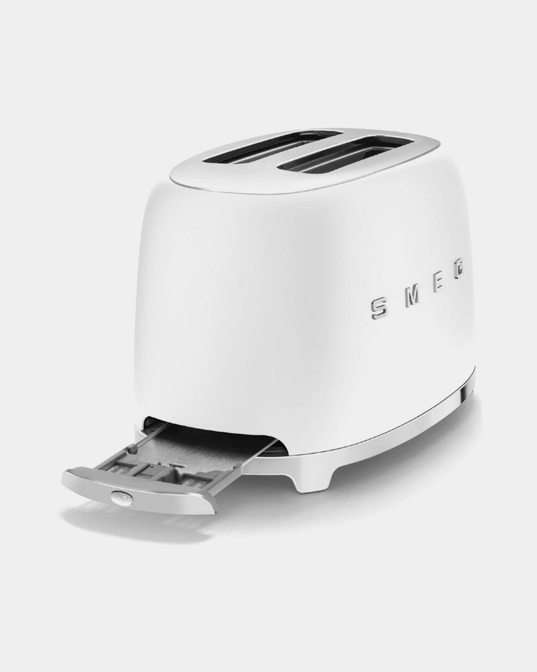 Купить Тостер на 2 ломтика матовый белый SMEG