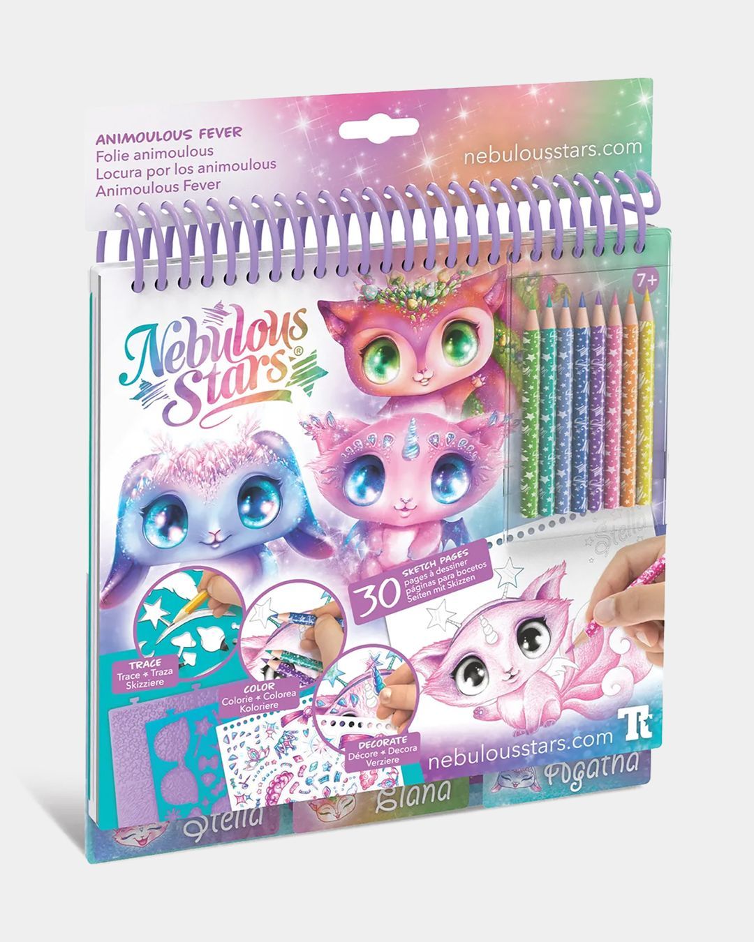 Купить Серия space: раскраска для девочек - мифики NEBULOUS STARS