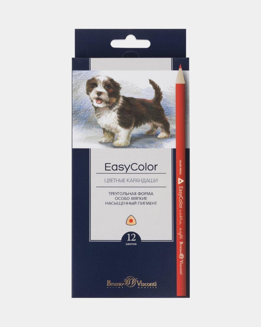 Купить Карандаши 12цв. easycolor BRUNO VISCONTI