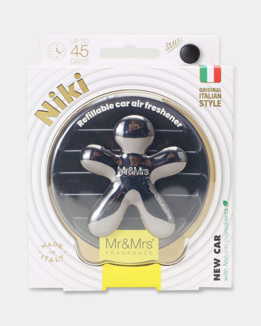 Купить Ароматизатор для авто хром. титан новая машина MR&MRS FRAGRANCE