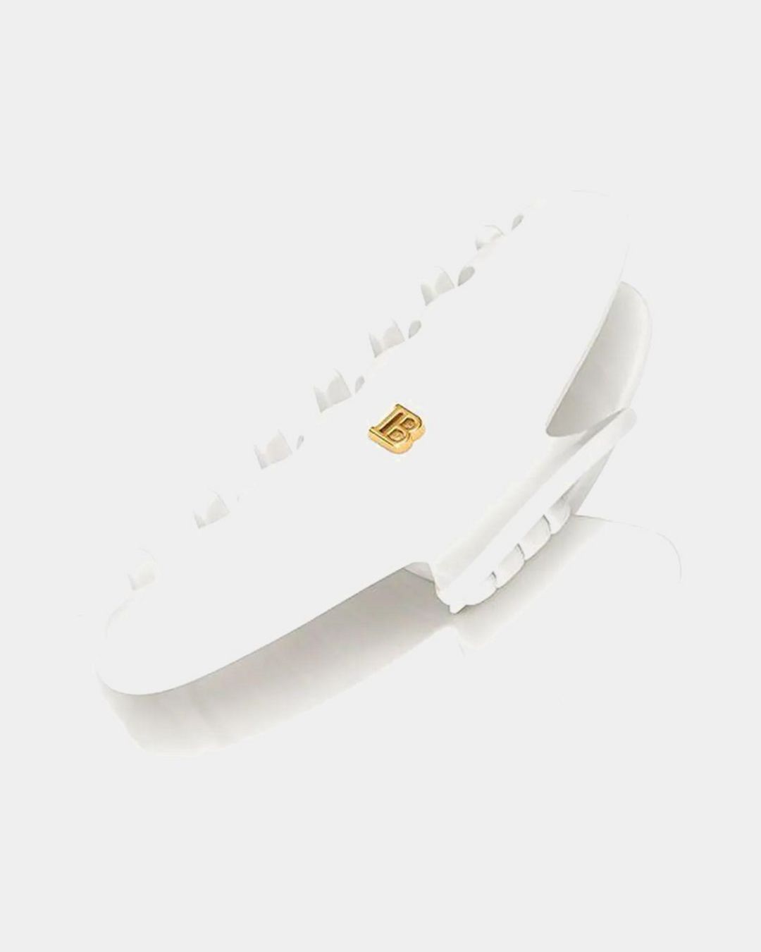 Купить Заколка-краб для волос  цвет белый размер м BALMAIN