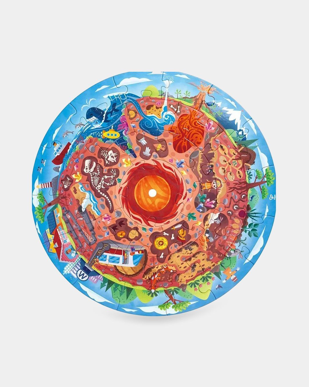 Купить Пазлы светящиеся подземный мир серия умняша HAPE