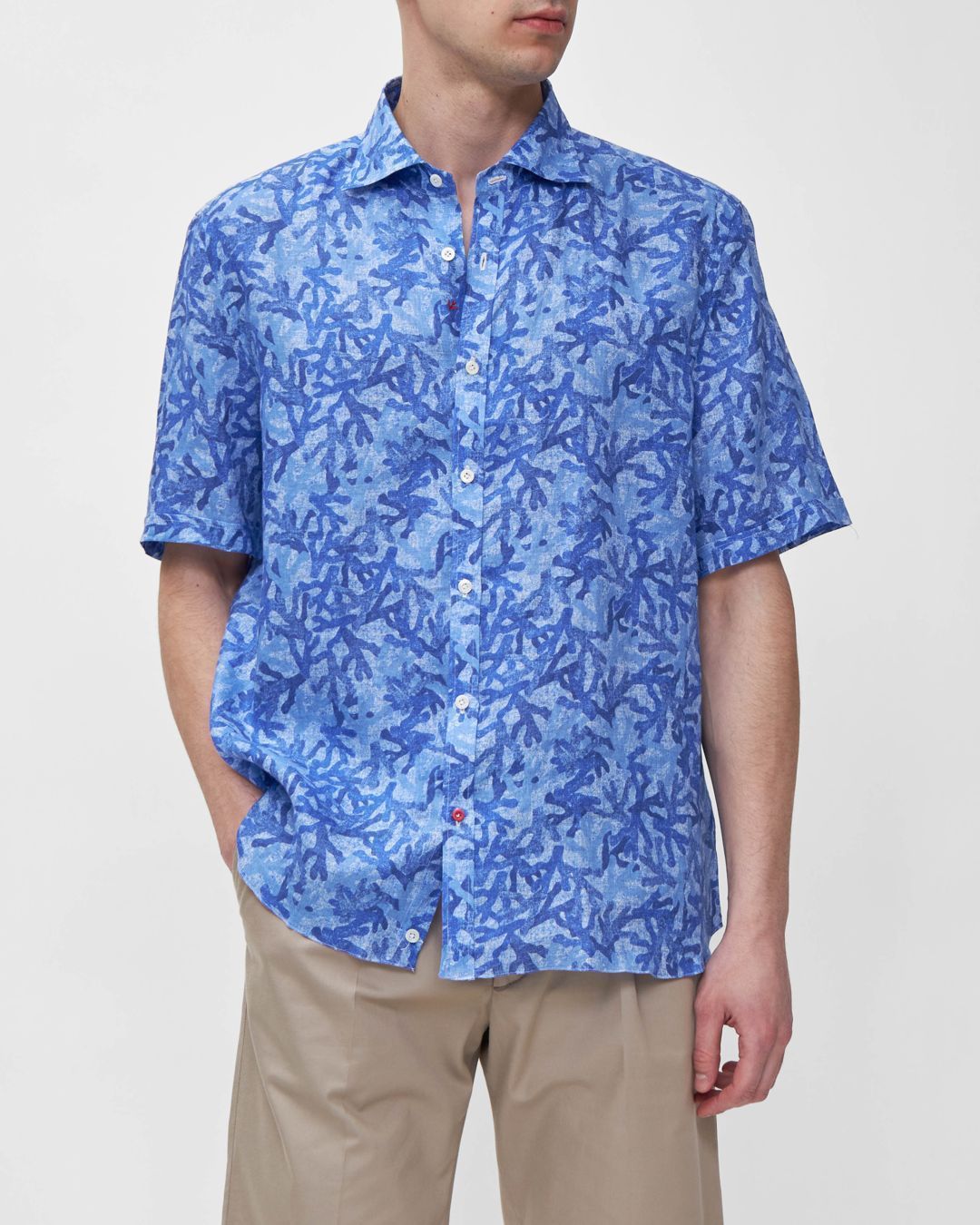 Купить Рубашка с коротким рукавом ISAIA