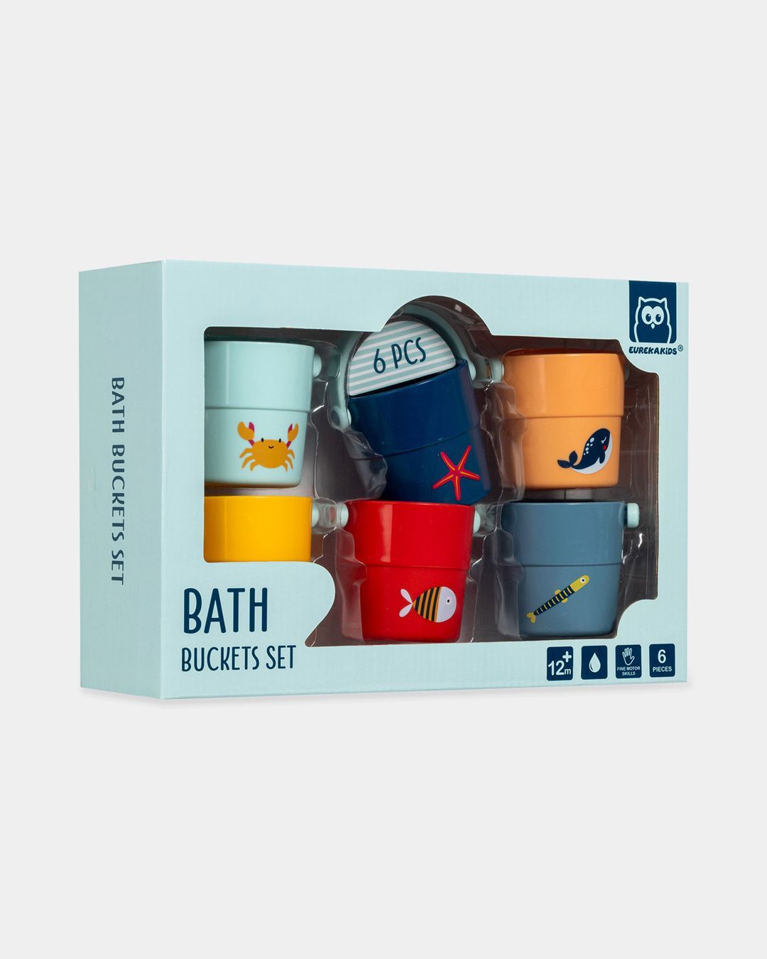 Купить Игрушка для купания веселые ведра HAPE