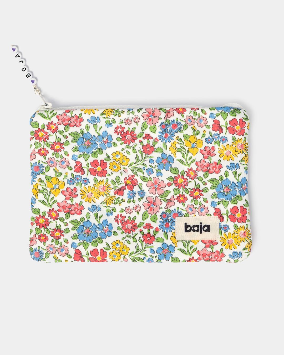 Купить Косметичка плоская принт flower lover средняя m Boja