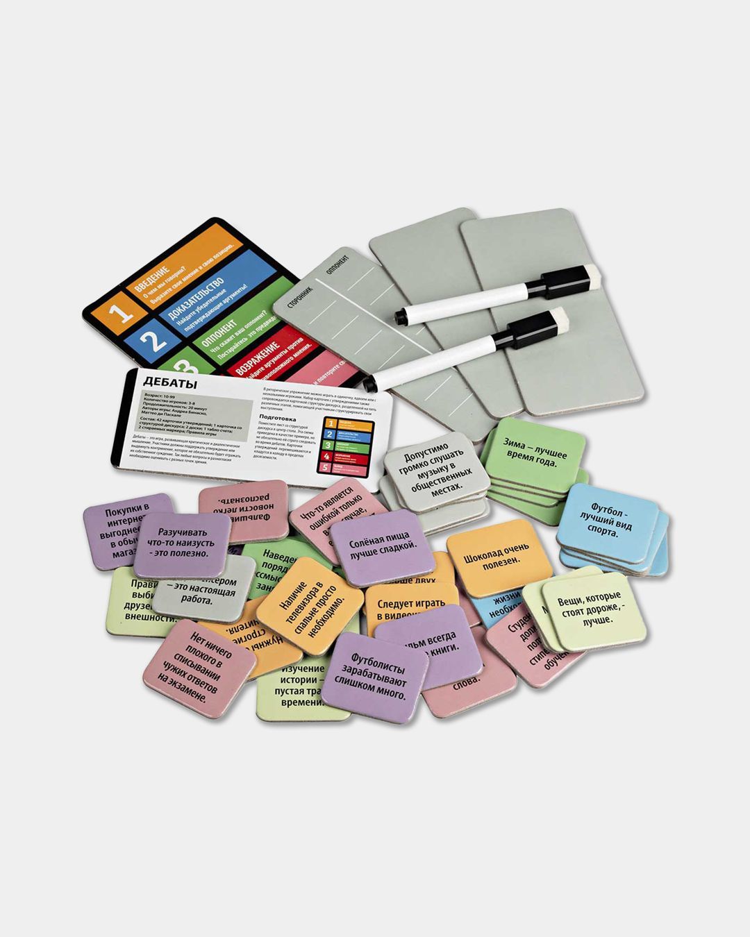 Купить Карточная настольная игра дебаты LUDIC