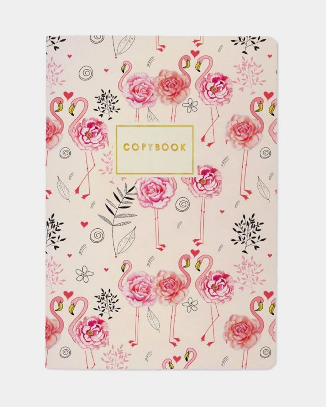 Купить Тетрадь 40л. (клетка) bv "фламинго в цветах" BRUNO VISCONTI