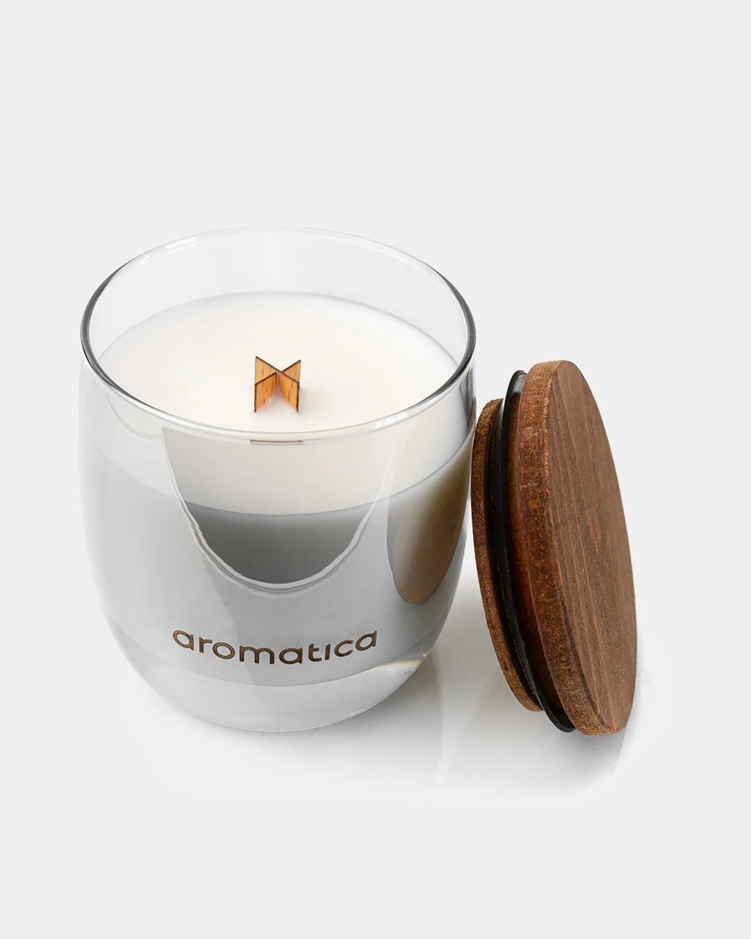 Купить Свеча с деревянным фитилем ягодный конфитюр AROMATICA