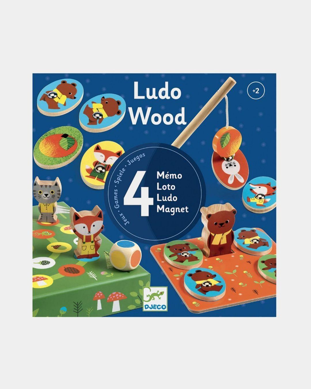 Купить Настольная игра людо лес DJECO