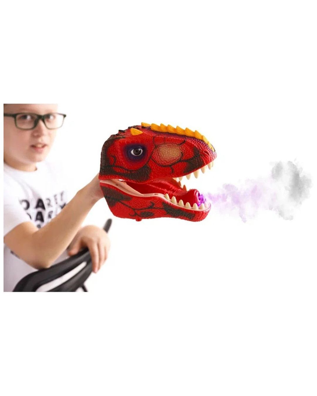 Купить Тираннозавр мир динозавров на руку красный MASAI MARA