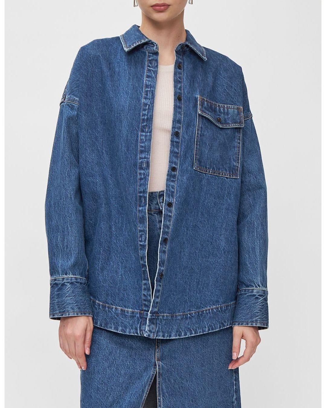 Купить Рубашка джинсовая CO