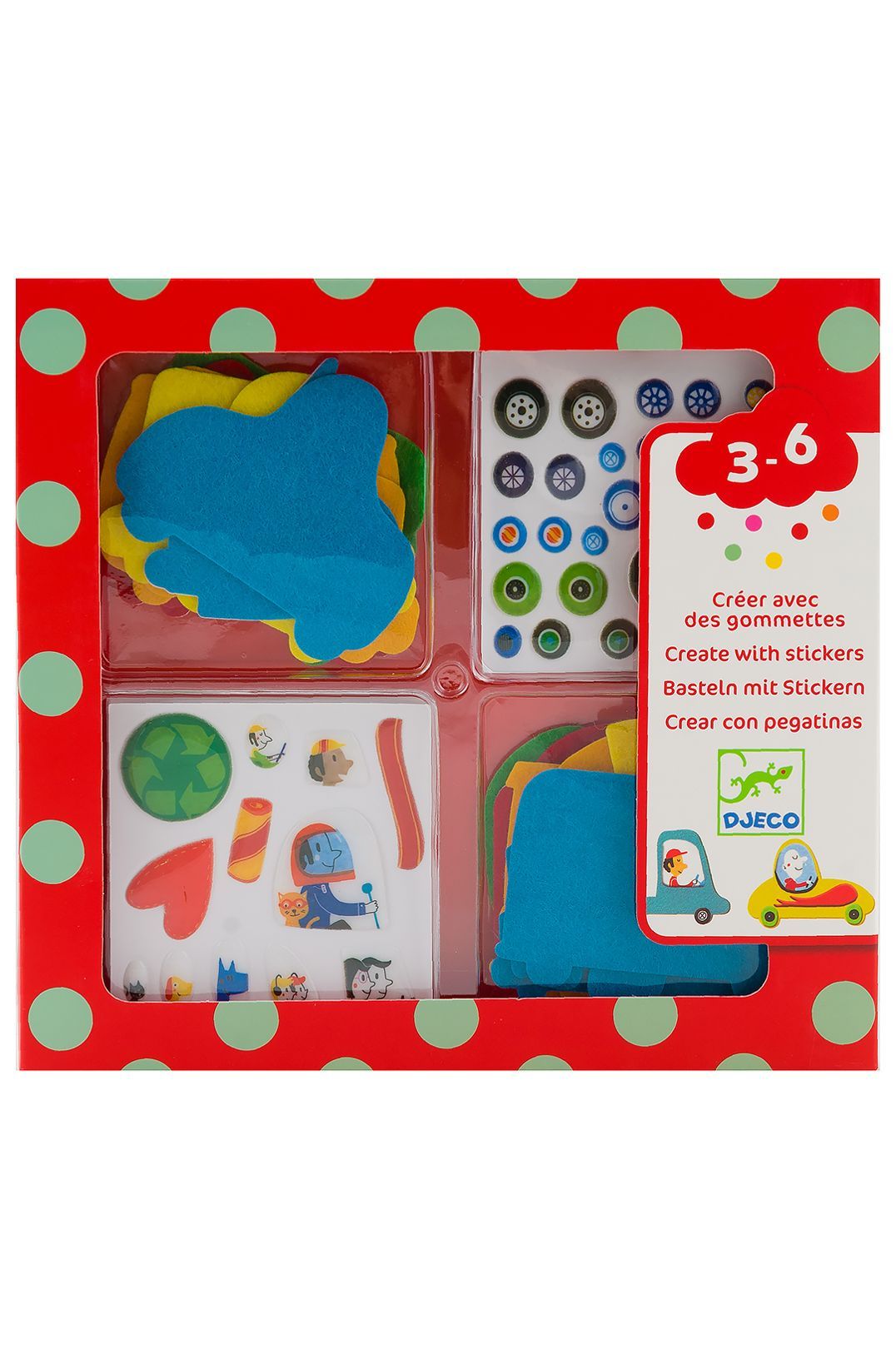 Купить Набор для творчества "машины" DJECO