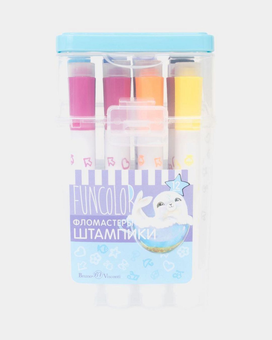 Купить Фломастеры 12цв. fancolor BRUNO VISCONTI