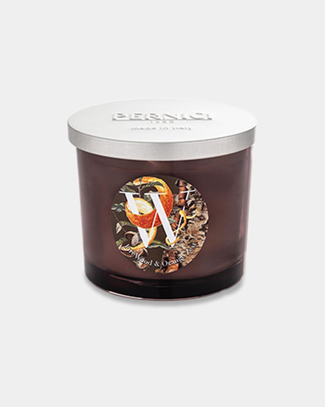 Купить Свеча w жженая древесина и цедра апельсина PERNICI