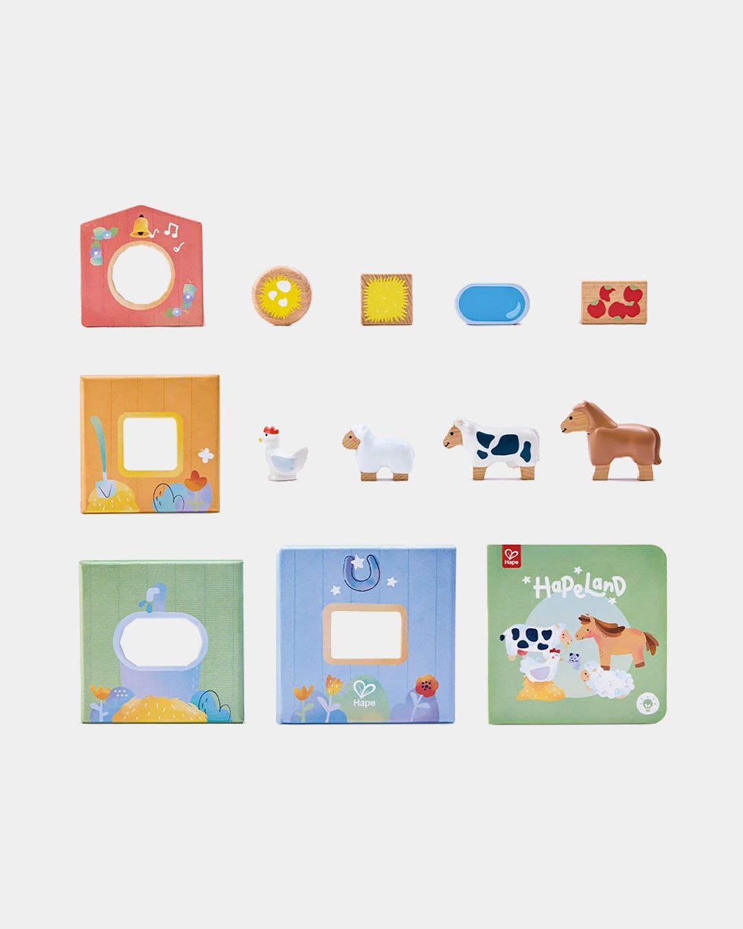 Купить Игровой набор "играем вместе" веселая ферма HAPE