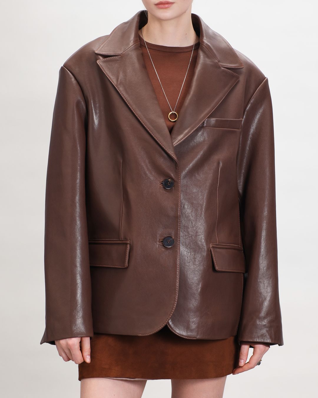 Купить Жакет кожаный ROCKABI