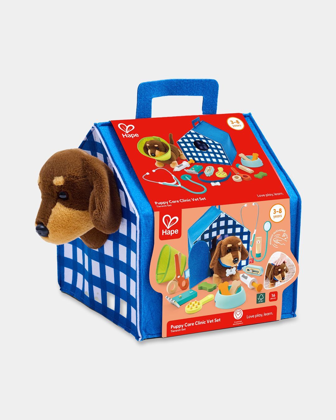 Купить Игровой набор ветеринарная клиника для щенков HAPE