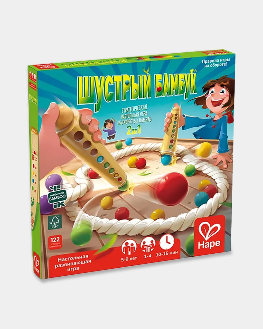 Купить Настольная игра пора играть! шустрый бамбук HAPE