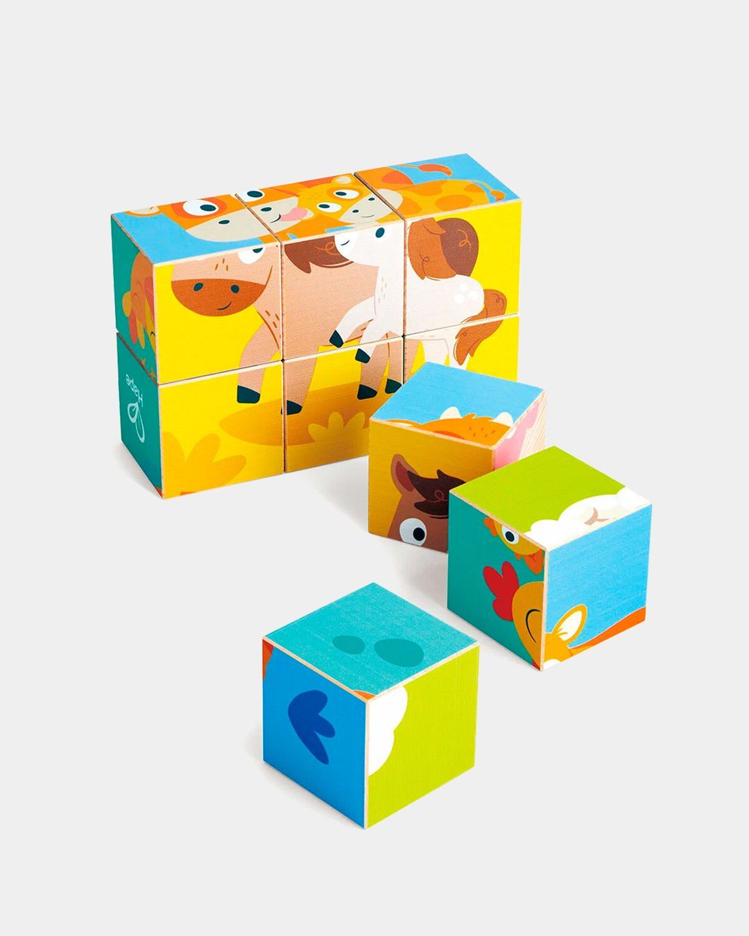 Купить Игровой набор кубики фермерские друзья HAPE