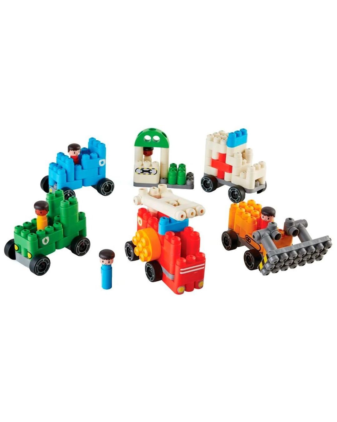 Купить Консруктор городской транспорт 130 элементов HAPE