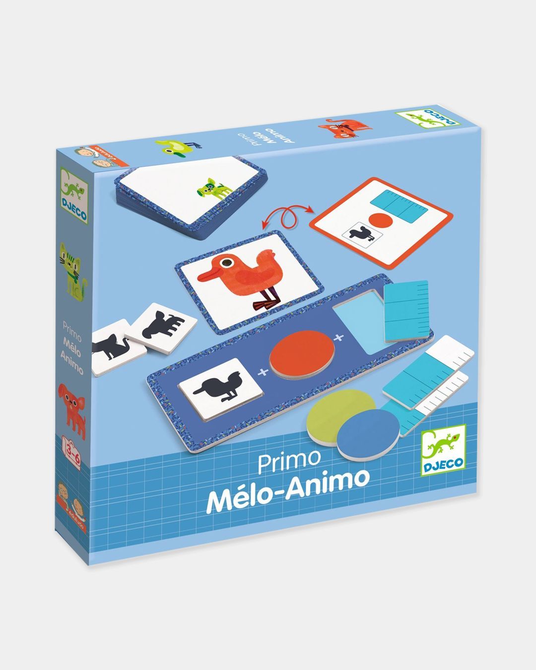 Купить Игра настольная серии eduludo примо мело-анимо DJECO