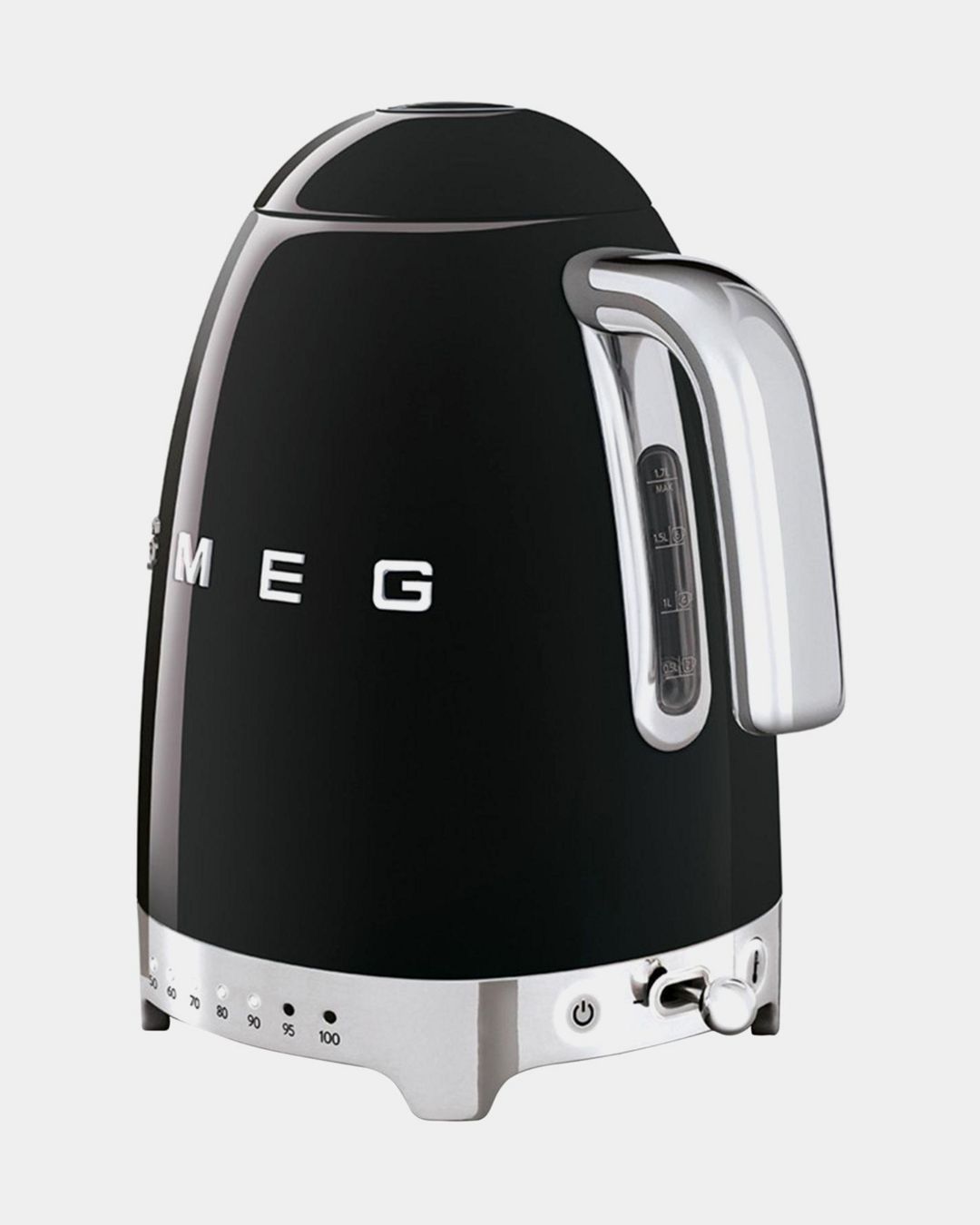 Купить Чайник с регулируемой температурой черный SMEG