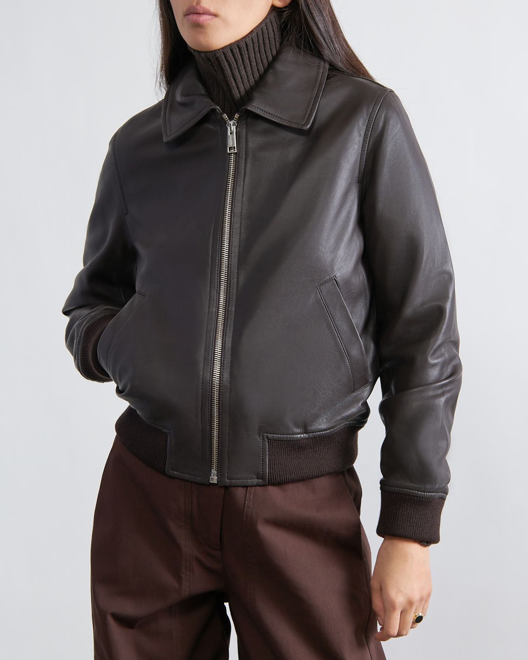 Купить Куртка кожаная YVES SALOMON