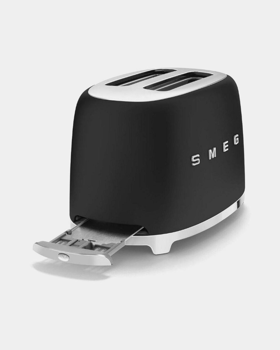 Купить Тостер на 2 ломтика матовый черный SMEG