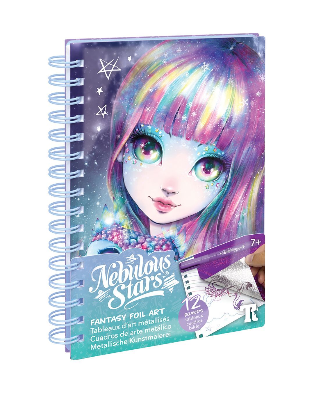 Купить Набор аппликаций фольгой для девочек NEBULOUS STARS