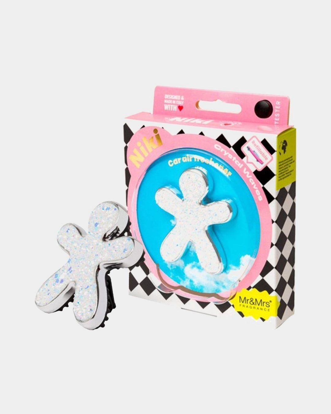 Купить Ники ароматизатор белые пайетки кристальные волны MR&MRS FRAGRANCE