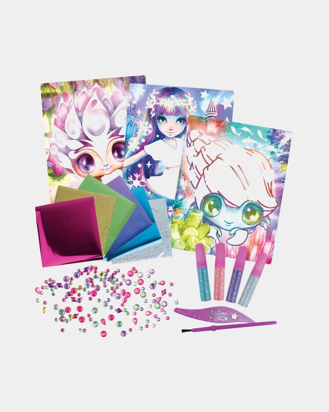 Купить Набор аппликаций из фольги волшебный блеск NEBULOUS STARS