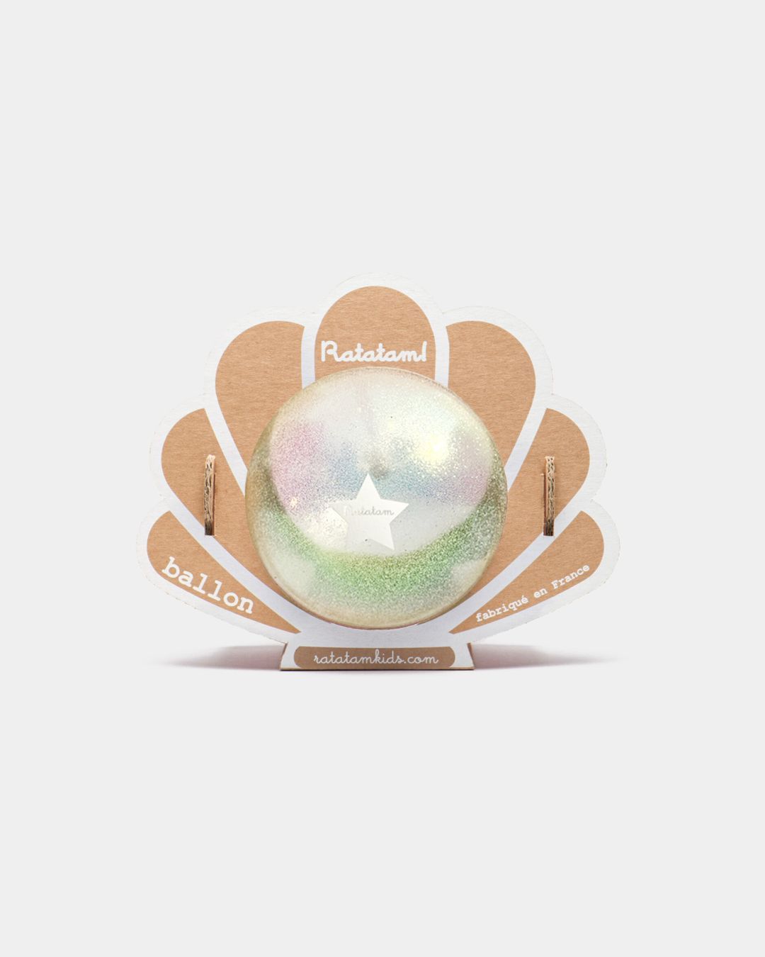 Купить Мяч shell ball white 10 cm RATATAM