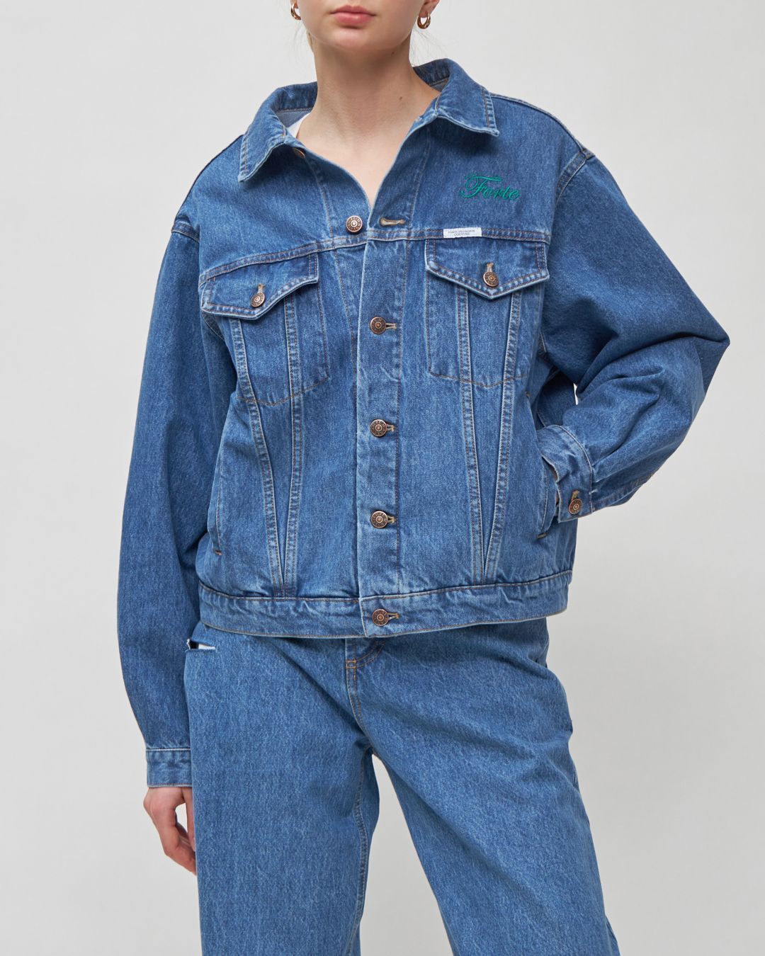 Купить Куртка джинсовая FORTE DEI MARMI COUTURE