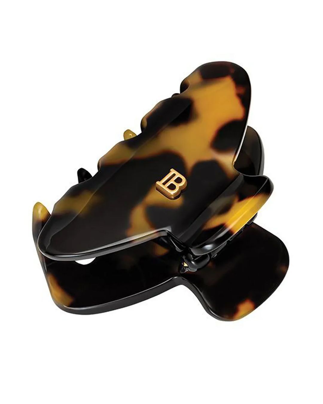 Купить Заколка-краб цвет черепаховый размер s BALMAIN