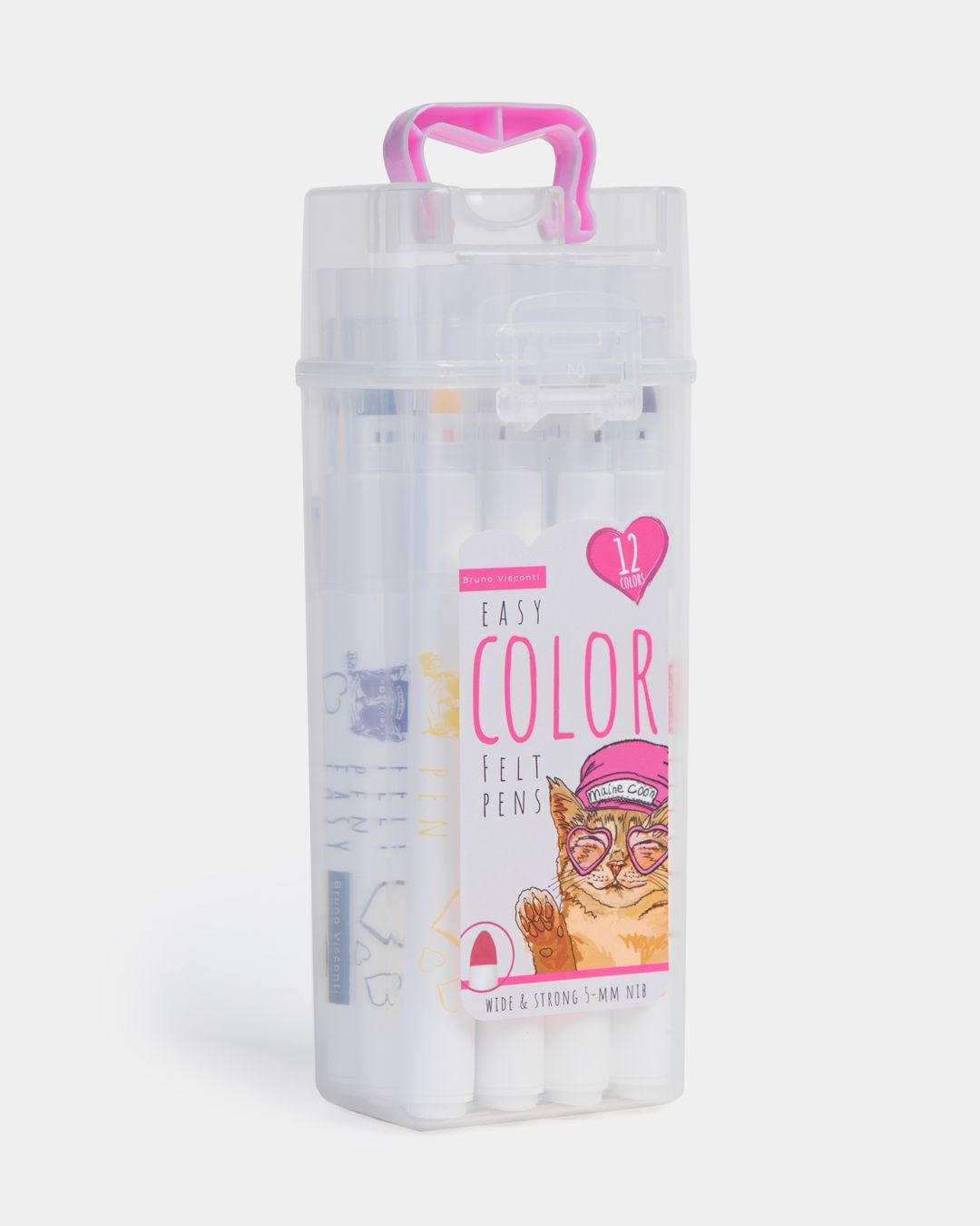 Купить Фломастеры jumbo 12цв. easycolor BRUNO VISCONTI