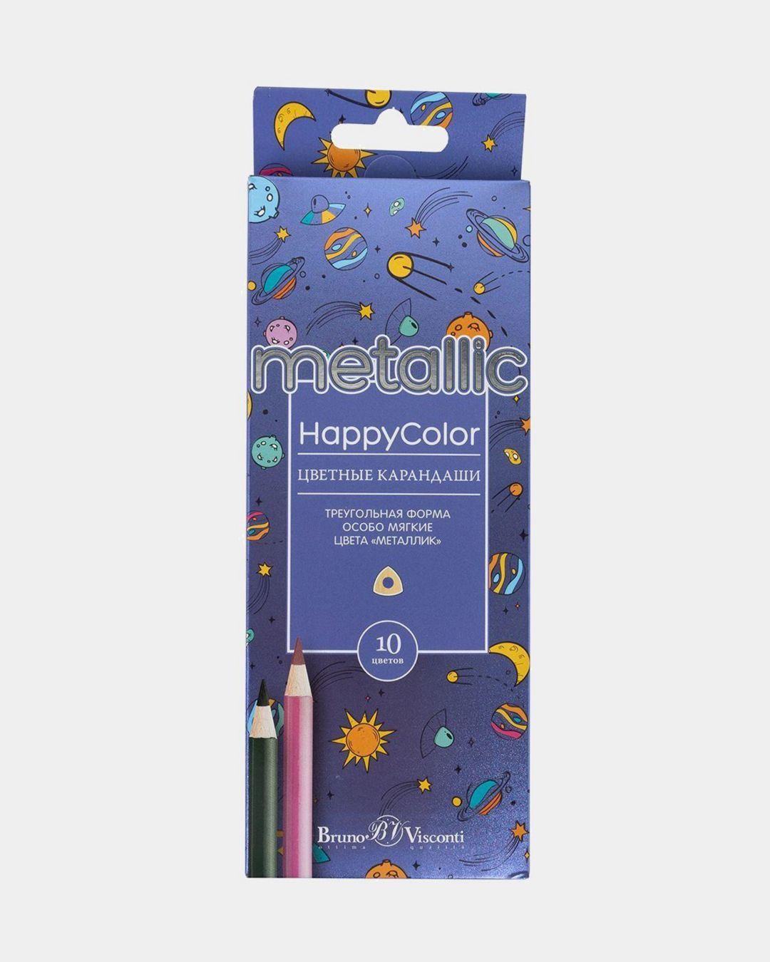 Купить Карандаши 10цв. happycolor BRUNO VISCONTI