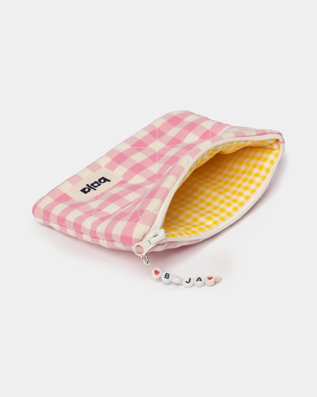 Купить Косметичка плоская клетчатая pink rose мини s Boja