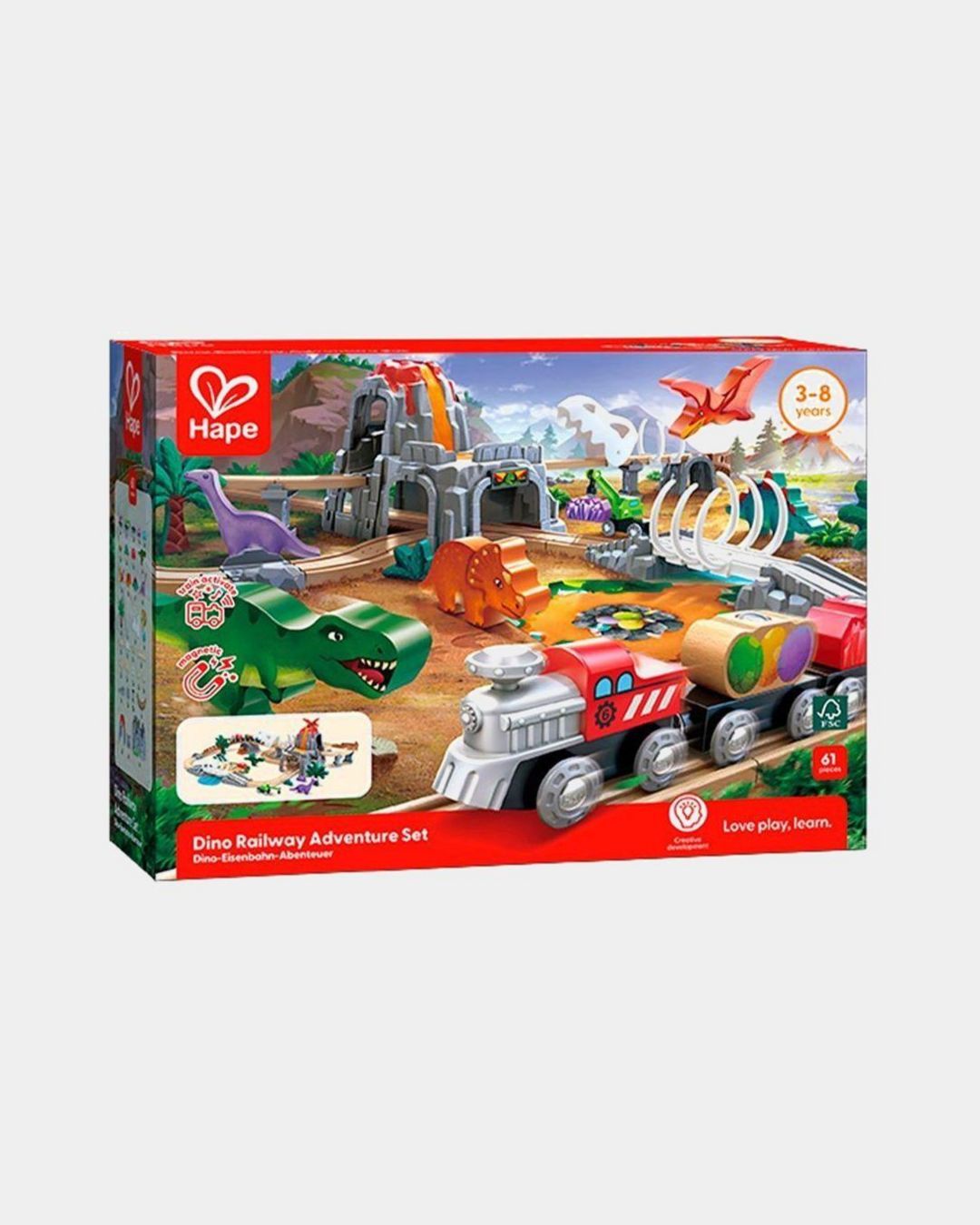 Купить Железная дорога для детей парк динозавров HAPE