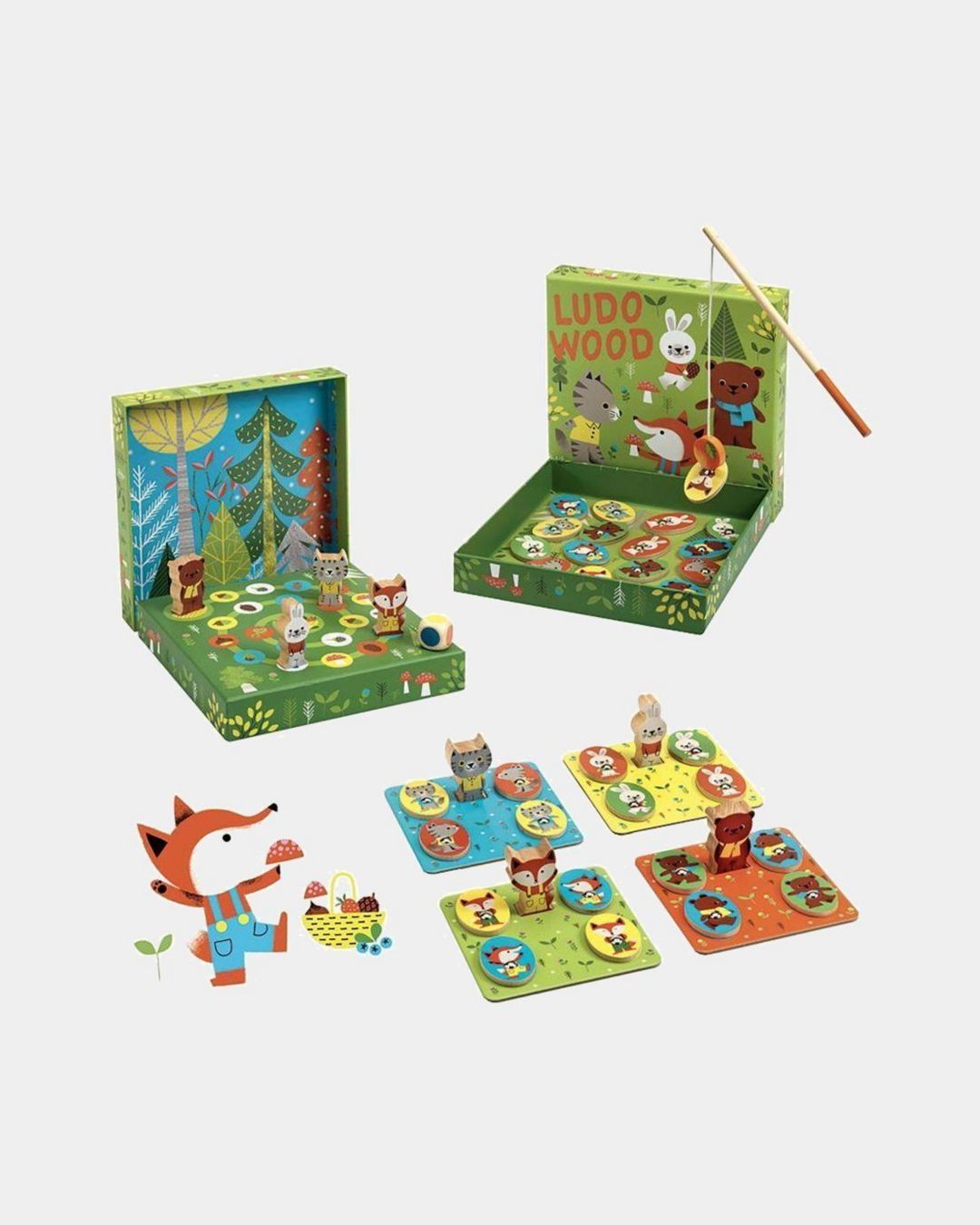 Купить Настольная игра людо лес DJECO