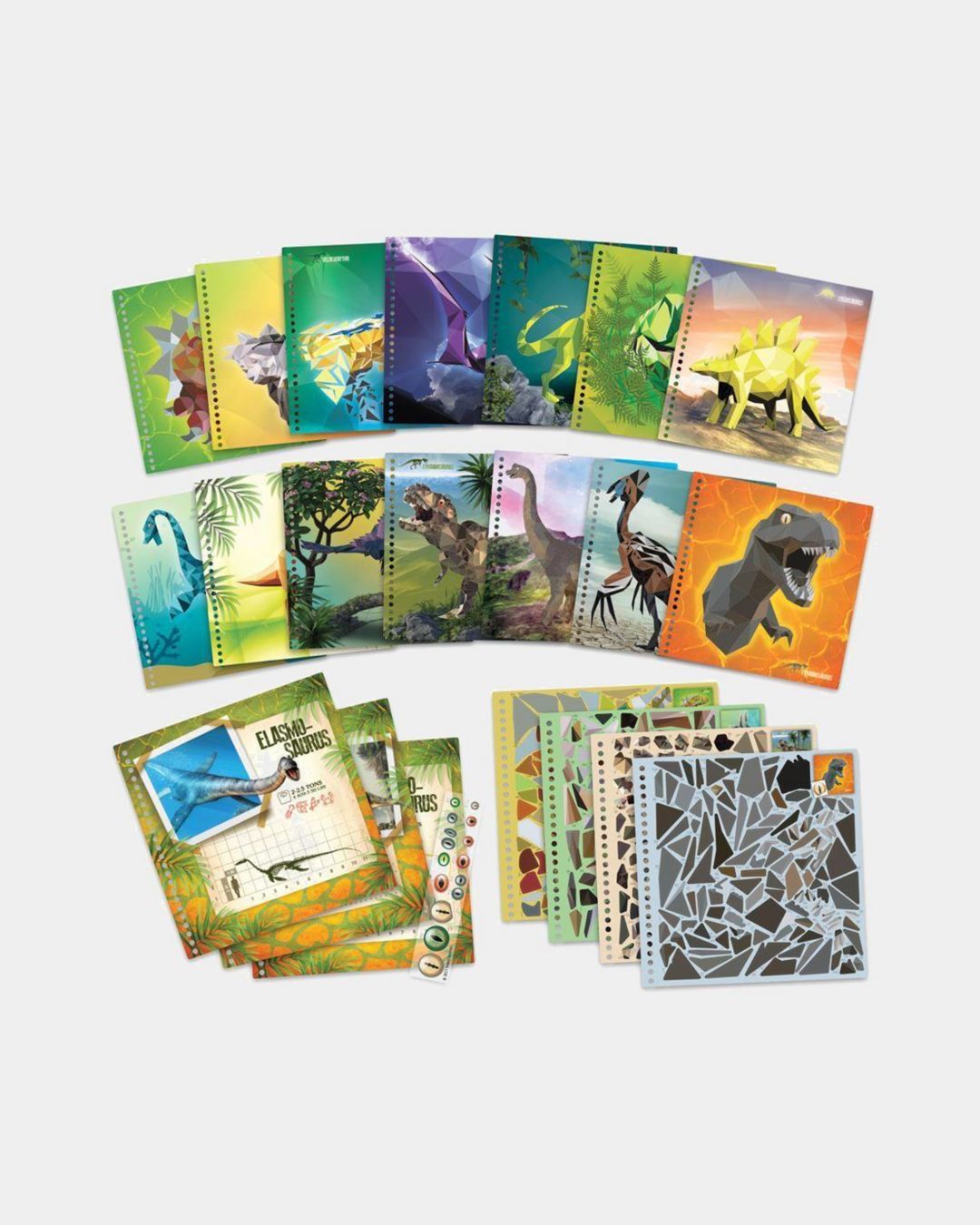 Купить Серия dino, набор аппликаций наклейками но номерам NEBULOUS STARS