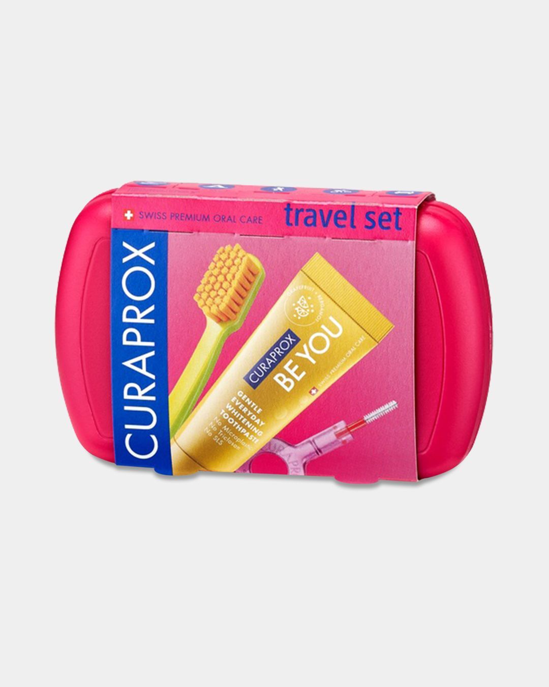 Купить Дорожный набор би ю красный бокс CURAPROX
