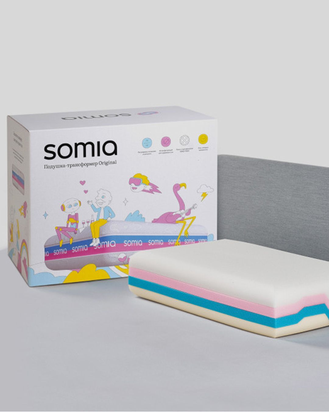 Купить Подушка трансформер  somia original, арт. 2020 BEAUTY SLEEP
