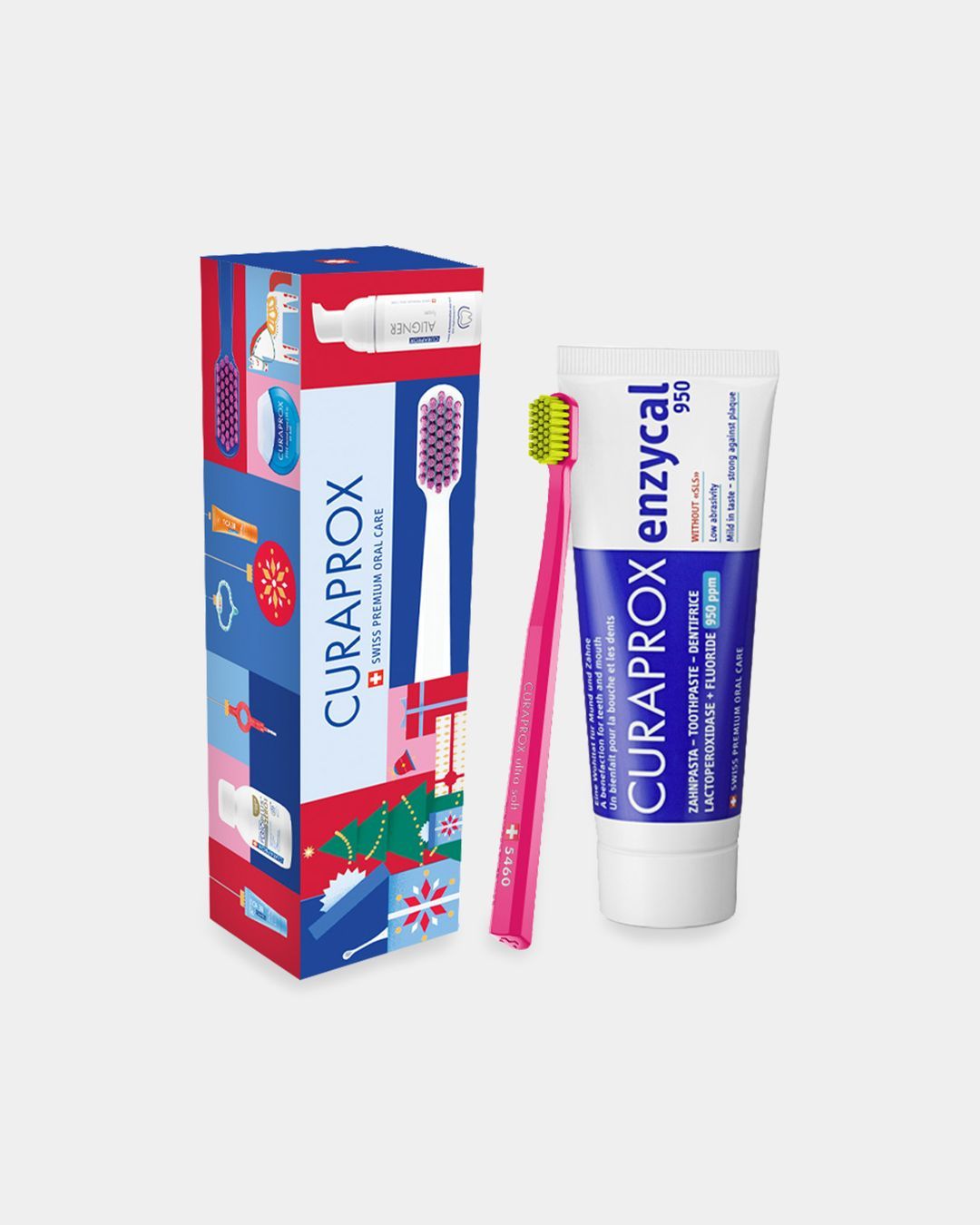 Купить Набор "праздник с enzycal" 2025 CURAPROX