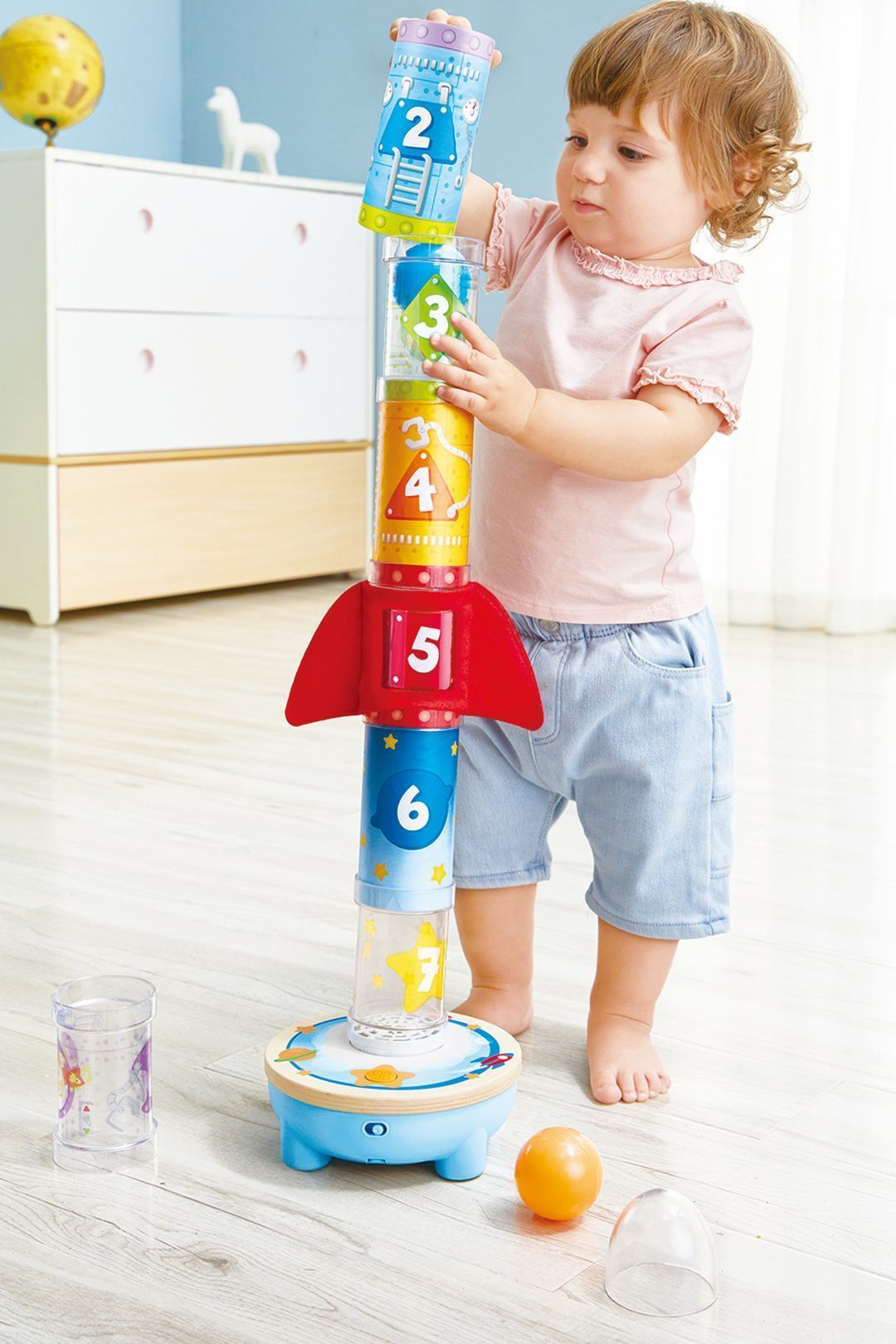 Купить Интерактивная развивалка для детей ракета HAPE