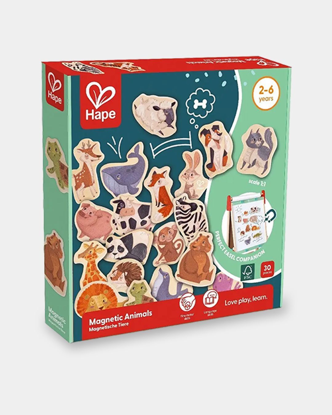 Купить Игровой магнитный набор царство животных HAPE