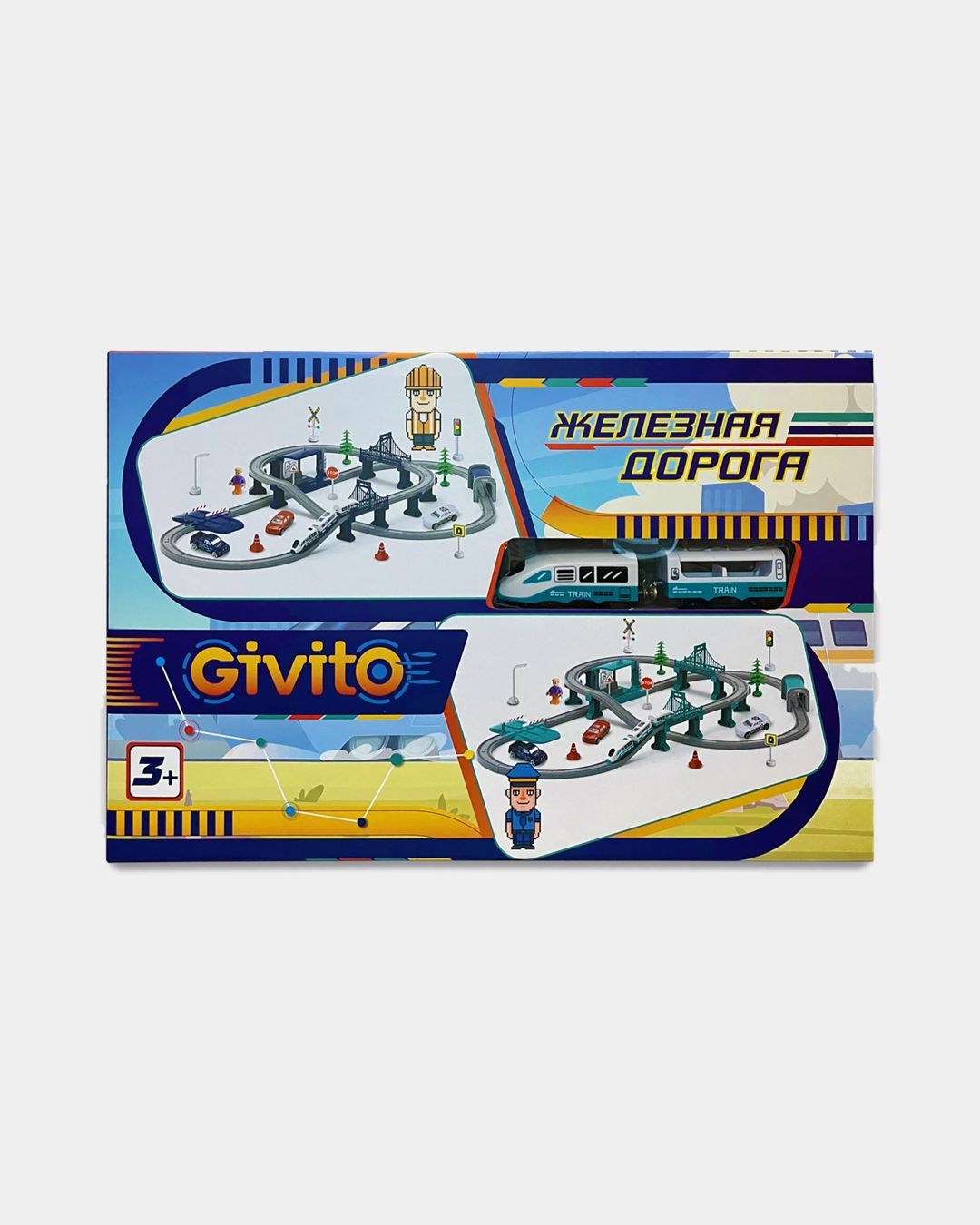 Купить Железная дорога "мой город 104 предмета" GIVITO