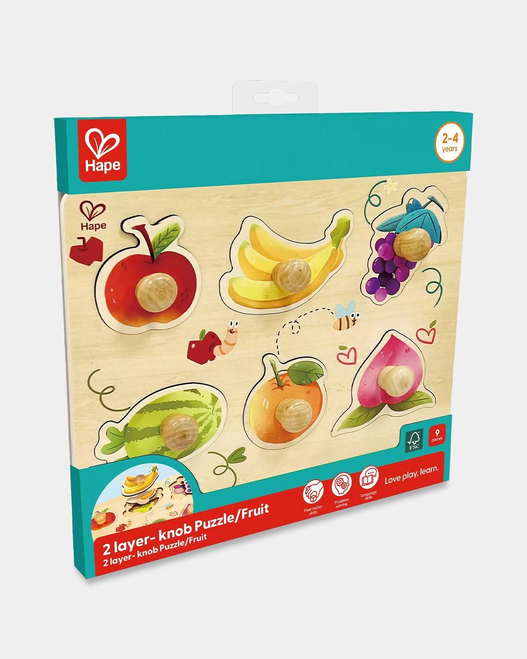 Купить Пазл для детей умняша фрукты HAPE