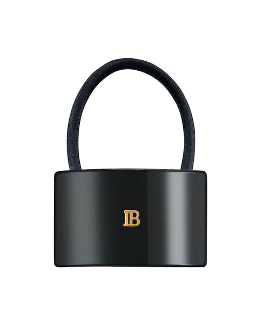 Купить Заколка на резинке черная BALMAIN